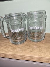 2x Heavy Glass Captain Morgan