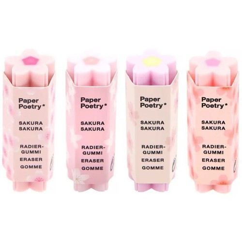 Set flower erasers or - set,