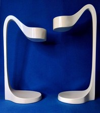 Pair of Vintage 1990s Ikea Jatteviktig Design Candle Holders by Monika Mulder