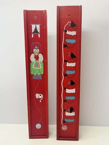 Vintage pcs painted granny - vintage, 2