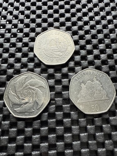50p coin set gibraltar - coin,