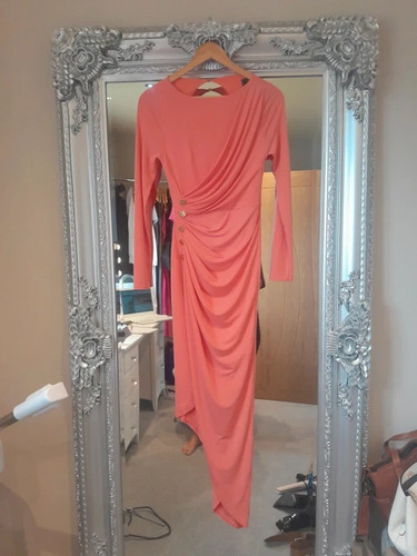 Lipsy peach colour maxi - , dress