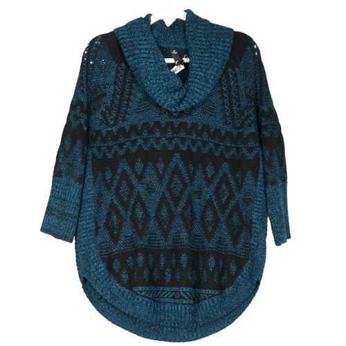Grw blue black mixed knit - grw,