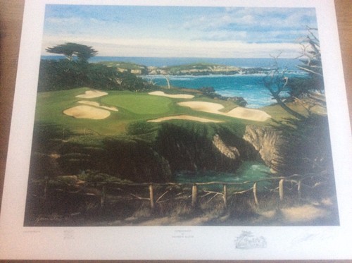 Graeme baxter golfing - baxter, print