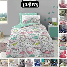 Kids Dinosaur Duvet Cover Set
