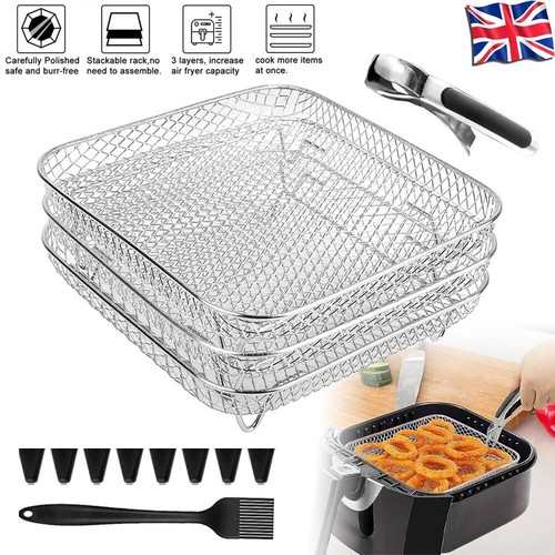 13pcs air fryer rack - fryer, stainless