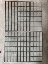 28 Traditional Antique Lead Glass Panels windows  Job Lot (READ DESCRIPTION) 