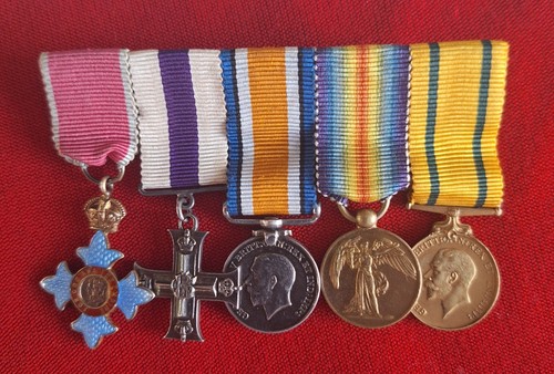 Miniature ww1 1914 cbe mc - ww1, 1914-18