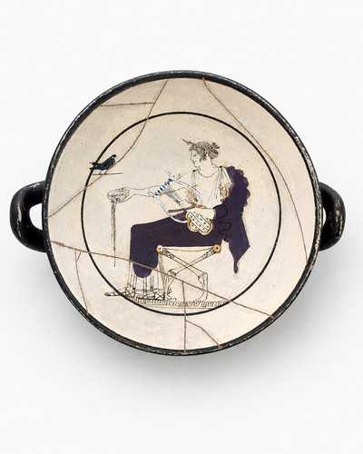 Greek kylix apollo delphi - greek,