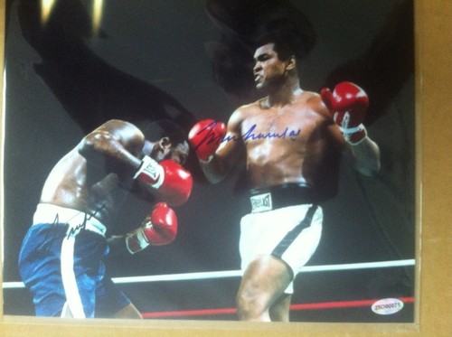 Signed joe frazier muhammad - signed,
