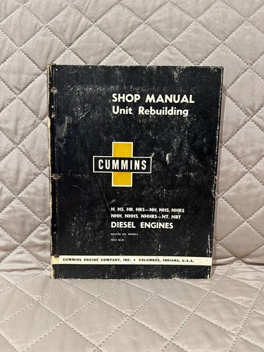 Shop manual unit rebuilding - unit,