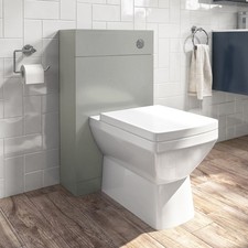 500mm Grey Back to Wall Toilet