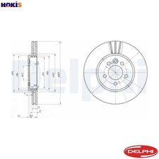 2x BRAKE DISC BG3503 FOR MG