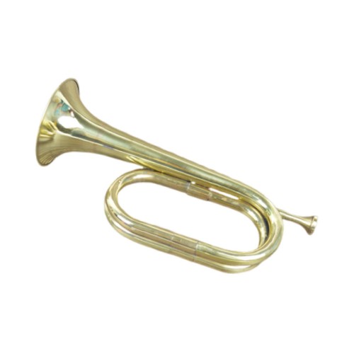 Cavalry trumpet retro gold - cavalry,