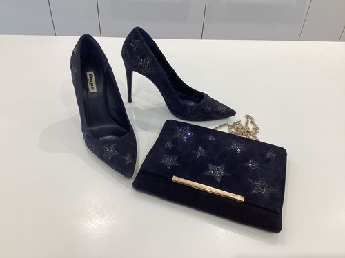 Dune navy matching clutch - , bag
