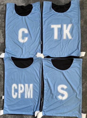 Netball bibs set of 8 - bibs,