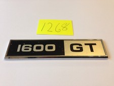 USED Genuine Ford 1600 GT front wing badge MK1 CAPRI & MK1 ESCORT inc. MEXICO