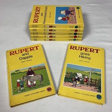 Rupert Little Bear Library 7 x Hardcover Books Nos 3 4 5 8 9 10 17 Mary Tourtel