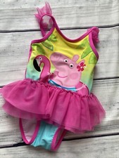 Girls Swimming Costume Peppa Pig Tutu 12-18 Months From Mini Club