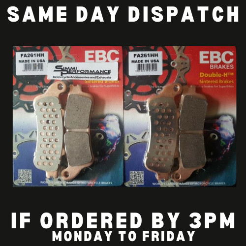 Ebc front brake pads honda - hh,