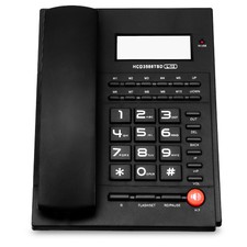 Caller ID Display Telephone Hands Free Calling Corded Landline Phone Desktop