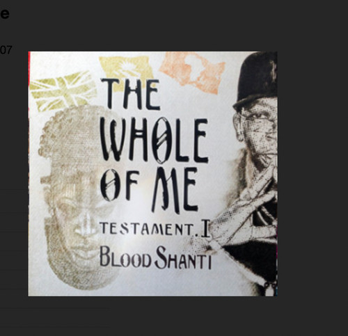 Blood shanti the whole of - blood,