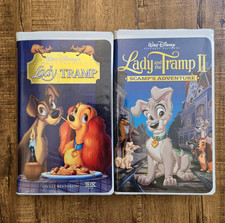 Disney VHS Movies Lady & The