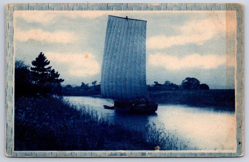 Antique japan postcard chiba - antique,