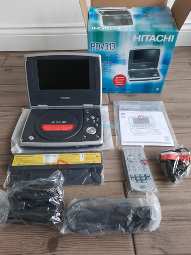 Hitachi pdv313 portable dvd - hitachi,