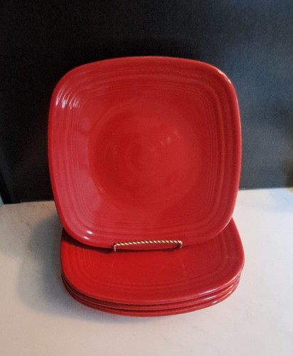 Fiestaware scarlet red square - fiestaware,