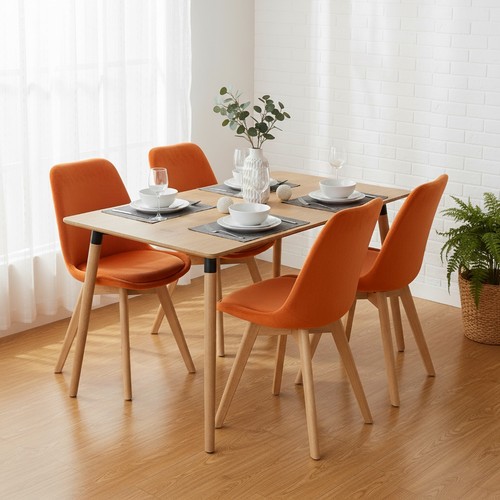 Modern velvet dining chairs - modern,