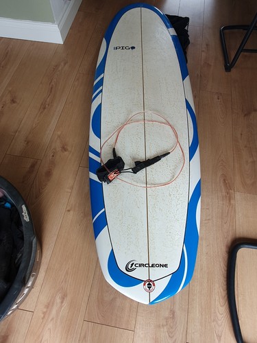 Circle one funky pig surfboard - circle,