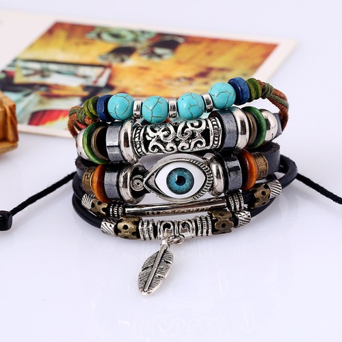 Ethnic boho layer beaded - 4-layer,