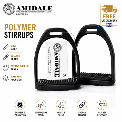 Black polymer stirrups with - polymer,