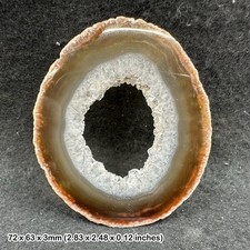 Agate Slice 3-4 Inch Natural