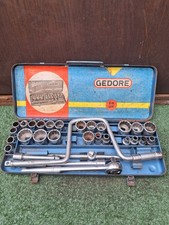 Vintage Gedore Socket Set D19