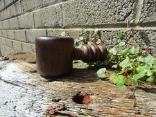 Vintage wooden turnscrew nutcracker - Treen collectable - Christmas decor