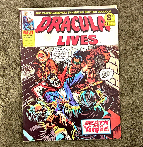 Marvel comics dracula lives - comics,