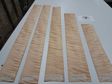 Figured Pear Veneer - 5 NATURAL WOOD Sheets - see photos for dimensions