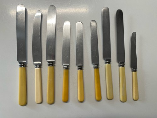 Vintage butter knives with - vintage,