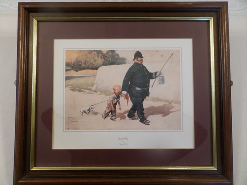 Rare vintage watercolour print - rare,