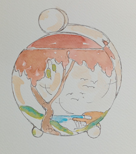 Clarice cliff watercolour - clarice,