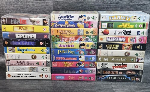 Large bundle vhs tapes - of, 29