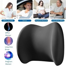Memory Foam Lumbar Support Pillow For Office Home Car Seat Back Support Cushion