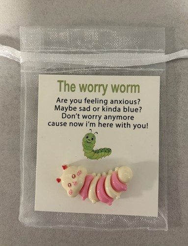 Worry worm keepsake gift - worry,