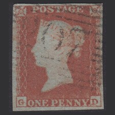 C26_19 GB QV 1841 1d RED-BROWN