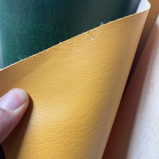 Vinyl Leather Mustard Smooth