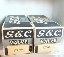 2 new tubes GEC KT66 CV1075