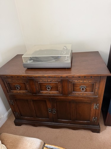 Old charm oak sideboard - oak,