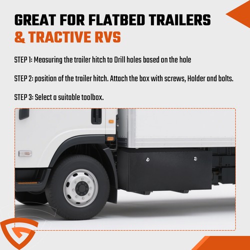 Truck storage box tool locker - storage,